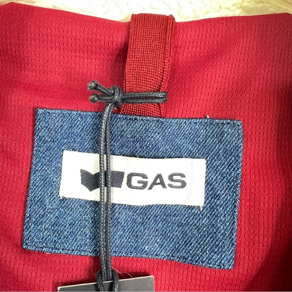 NWT GAS Eppie Teddy Ecofur Full Zip High Neck Jacket Ivory Men’s ? Size 40 - Picture 9 of 12